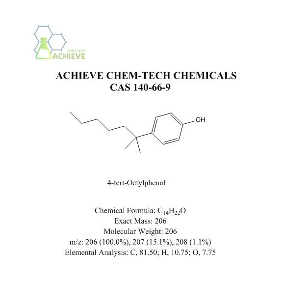 4 - tert-octylphenol CAS 140-66-9